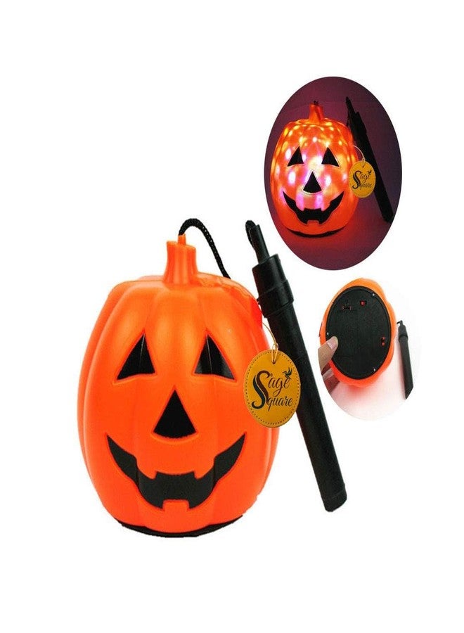 Sage Square Kids LED Pumpkin Candy Basket for Function, Dress Up, Halloween, Cosplay, Party, Theme Party, Stage Show - Image 4